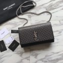 SAINT LAURENT Kate Monogram leather shoulder bag Y550245 black HV06879Mn81