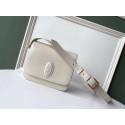 SAINT LAURENT leather shoulder bag 36966 white HV00840qM91