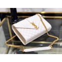 SAINT LAURENT Medium satchel 487206 white HV02160DV39