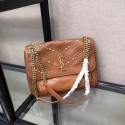 SAINT LAURENT Monogram Niki medium matte leather shoulder bag 2830 Camel HV06181su78