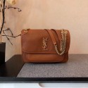 SAINT LAURENT Niki monogram medium leather shoulder bag 504865 Camel HV00689Sy67