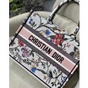 SMALL DIOR BOOK TOTE Multicolor Mille Fleurs Embroidery M1296ZW HV00265JD63