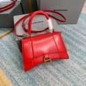 Top Balenciaga HOURGLASS SMALL TOP HANDLE BAG B108895-1 red HV03635yq38