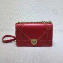 Top Dior Original DIORAMA BAG STUDDED LAMBSKIN M0422 red HV08105eo14