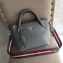 Top Prada Calf leather bag 1BH111 grey HV04365yq38