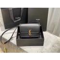 Top SOLFERINO MEDIUM SATCHEL IN BOX SAINT LAURENT LEATHER Y63435 black HV09930eo14