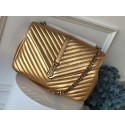 YSL Flap Bag Calfskin Leather 392738 gold HV00812lq41