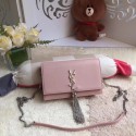 Yves Saint Laurent Monogramme Cross-body Shoulder Bag 8011 pink HV11949oJ62