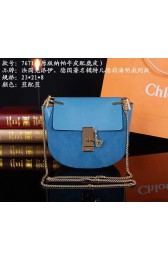 2015 chloe handbag 7671 blue HV06078tg76