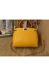 2015 Fendi winter best-selling model original leather 55211 yellow HV08504Av26
