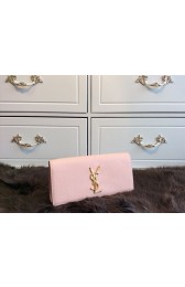 2015 Yves Saint Laurent collection caviar clutch 311213 pink HV06465DO87