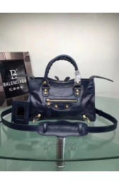 Balenciaga The City Handbag Calf leather 084333 blue HV10687iZ66