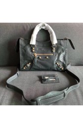 Balenciaga The City Handbag Calf leather 382567 grey HV02670ea89