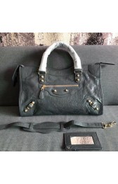 Balenciaga The City Handbag Calf leather 382569 grey HV08052fo19