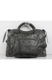 Balenciaga The City Handbag Sheepskin 084332 Dark gray HV08272ta99