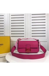 Best Replica Fendi BAGUETTE leather bag F2466 rose HV01252zU69