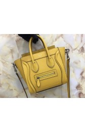 Cheap Celine NANO MINI Tote Bag Original Leather A3560 yellow HV08776sZ66