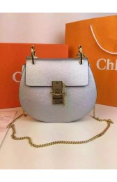 Chloe Drew Shoulder Bags Calfskin Leather 2709 Silver HV05043va68