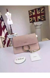 Chloe Faye Shoulder Bag Suede Leather 9201 Light Pink HV08896xh67