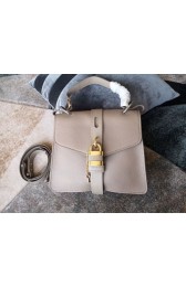 Chloe Original Buckskin Leather Lock Bag 3S088 Gray HV04639fw56