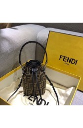 Copy 1:1 Fendi MON TRESOR mini-bag 8BS010 black HV05187xD64