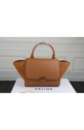 Copy 2015 Celine classic nubuck leather with original leather 3345 light coffee HV10386Kn92