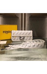 Copy Fendi BAGUETTE MINI PU tote bag 8BS018 white HV10009Ey31