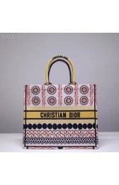 DIOR BOOK TOTE BAG IN EMBROIDERED CANVAS M1286ZJOV HV03500RX32