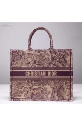 DIOR BOOK TOTE BAG TOILE DE JOUY M1286ZT Oxblood red HV00130ED90