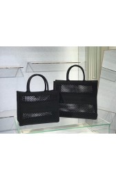 DIOR BOOK TOTE Black Mesh Embroidery M1286Z HV01202Rk60