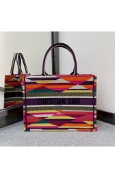 DIOR BOOK TOTE Multicolor D-Stripes Embroidery M1287Z HV10059hT91