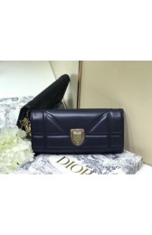 DIOR CLUTCH gold-tone metal C1040A black HV01577pA42