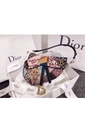 Dior GEBORDUURDE SADDLE-TAS M0446VRNE HV05260rd58