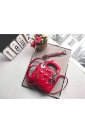 Dior MINI LADY DIOR CALFSKIN BAG M0505O cherry red HV11440nV16