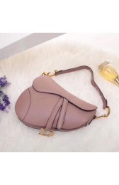 Dior MINI SADDLE BAG IN PINK CALFSKIN M0447 pink HV10075JD63