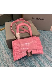 Fake Balenciaga Hourglass XS Top Handle Bag 28331S LIGHT ROSE HV02546xE84