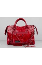 Fake Balenciaga The City Handbag red Sheepskin 084332 HV01344kw88