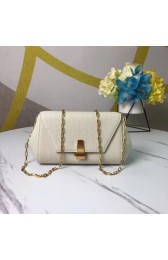 Fake Best Bottega Veneta Original Leather Mini Chain Bag BV6700 white HV00691Nk59