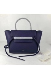 Fake Celine Belt Bag Original Leather Tote Bag 9984 dark blue HV07773Sq37