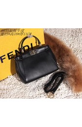 Fake Cheap Newest 2015 Fendi original leather 6035 black HV07239Kt89