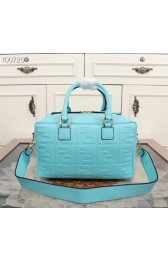 Fake Fendi Boston Bag 8BL141A skyblue HV09830RY48