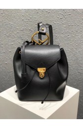 FENDI BACKPACK leather backpack 8BZ043A black HV00514yx89