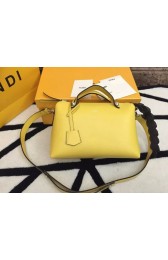 Fendi BY THE WAY Bag Ferrari Leather 55207 Yellow HV08967dN21