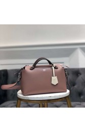 FENDI BY THE WAY REGULAR Small multicoloured leather Boston bag 8BL1245 dark pink HV05908bm74