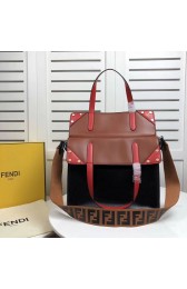 FENDI FLIP REGULAR F8036 black & brown HV07358Is79