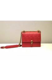 Fendi KAN I SMALL Multicolor fabric mini-bag 8BT0381 red HV08738mV18