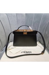 Fendi PEEKABOO ISEEU EAST-WEST leather bag 8BN323A black HV00938UW57