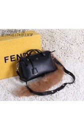 Fendi tote bags calfskin leather 2350 black HV00290uT54