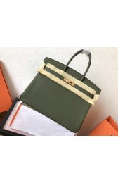 Hermes Birkin 35CM Tote Bag Original Togo Leather BK35 green HV00520DS71