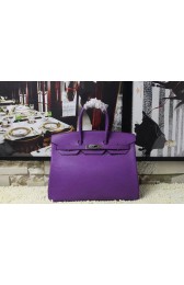 Hermes Birkin H35 new model lizards purple gold(silver) HV01337ER88